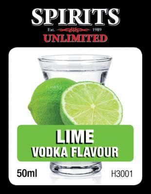 Spirits Unlimited Fruit Vodka - Lime - 50ml - All Things Fermented | Home Brew Supplies Shop Wellington Kapiti NZ