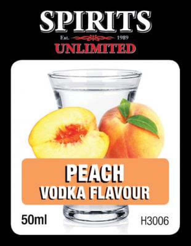 Spirits Unlimited Fruit Vodka - Peach - 50ml - All Things Fermented | Home Brew Supplies Shop Wellington Kapiti NZ