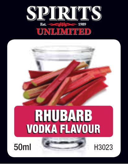 Spirits Unlimited Fruit Vodka - Rhubarb - 50ml - All Things Fermented | Home Brew Supplies Shop Wellington Kapiti NZ