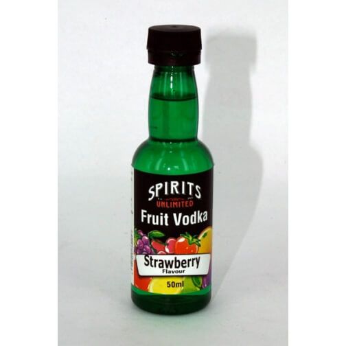 Spirits Unlimited Fruit Vodka - Strawberry - 50ml - All Things Fermented | Home Brew Supplies Shop Wellington Kapiti NZ