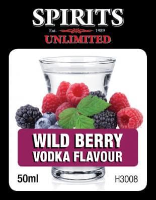 Spirits Unlimited Fruit Vodka - Wildberry - 50ml - All Things Fermented | Home Brew Supplies Shop Wellington Kapiti NZ