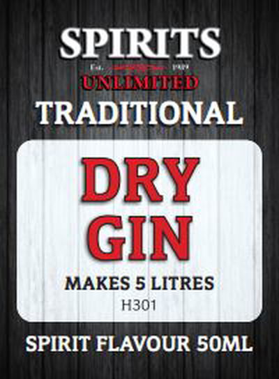 Spirits Unlimited Gin Flavour - 50ml - All Things Fermented | Home Brew Supplies Shop Wellington Kapiti NZ