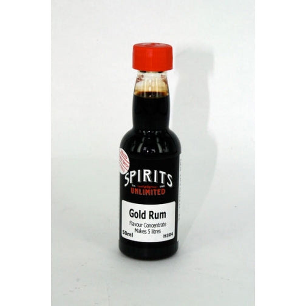 Spirits Unlimited Gold Rum Flavour - 50ml - All Things Fermented | Home Brew Supplies Shop Wellington Kapiti NZ