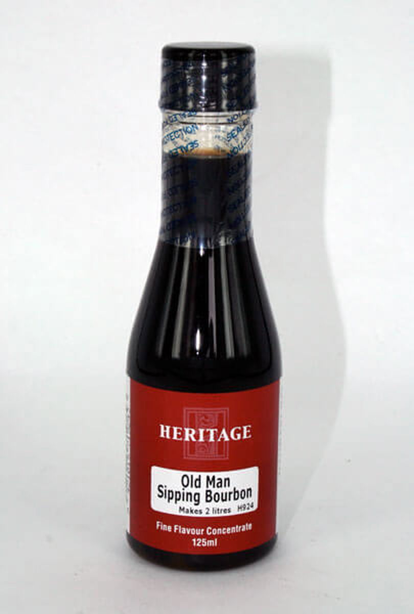 Spirits Unlimited Heritage Old Man Sipping Bourbon Flavour - 125ml - All Things Fermented | Home Brew Supplies Shop Wellington Kapiti NZ