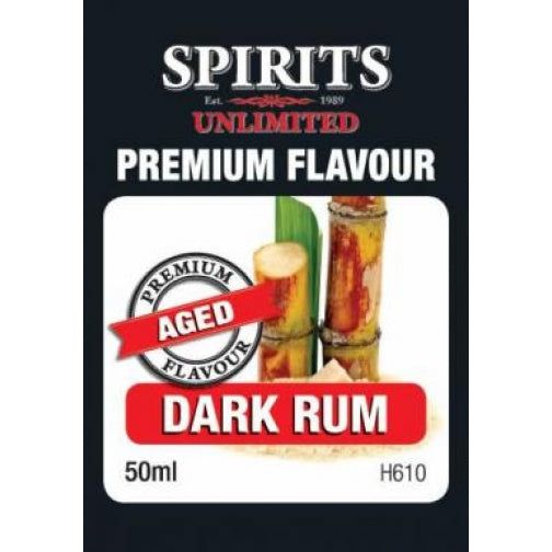 Spirits Unlimited Premium Aged Dark Rum - 50ml - All Things Fermented | Home Brew Supplies Shop Wellington Kapiti NZ