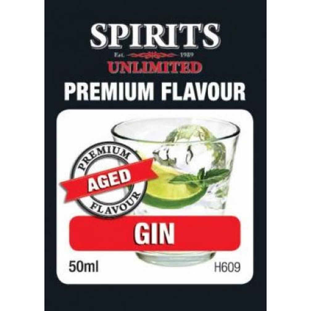 Spirits Unlimited Premium Aged Gin - 50ml - All Things Fermented | Home Brew Supplies Shop Wellington Kapiti NZ