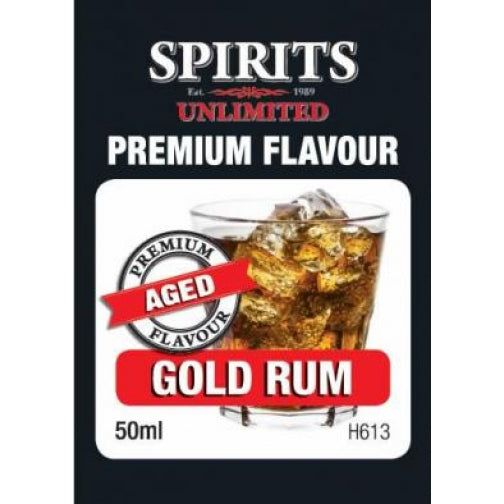 Spirits Unlimited Premium Aged Gold Rum - 50ml - All Things Fermented | Home Brew Supplies Shop Wellington Kapiti NZ