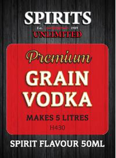 Spirits Unlimited Premium Grain Vodka - 50ml - All Things Fermented | Home Brew Supplies Shop Wellington Kapiti NZ