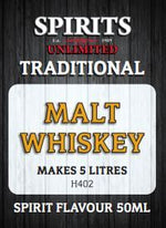 Spirits Unlimited Whiskey Flavour - 50ml - All Things Fermented | Home Brew Supplies Shop Wellington Kapiti NZ