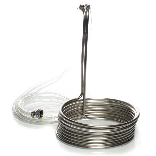 Stainless Steel Immersion Chiller - All Things Fermented | Home Brew Supplies Shop Wellington Kapiti NZ