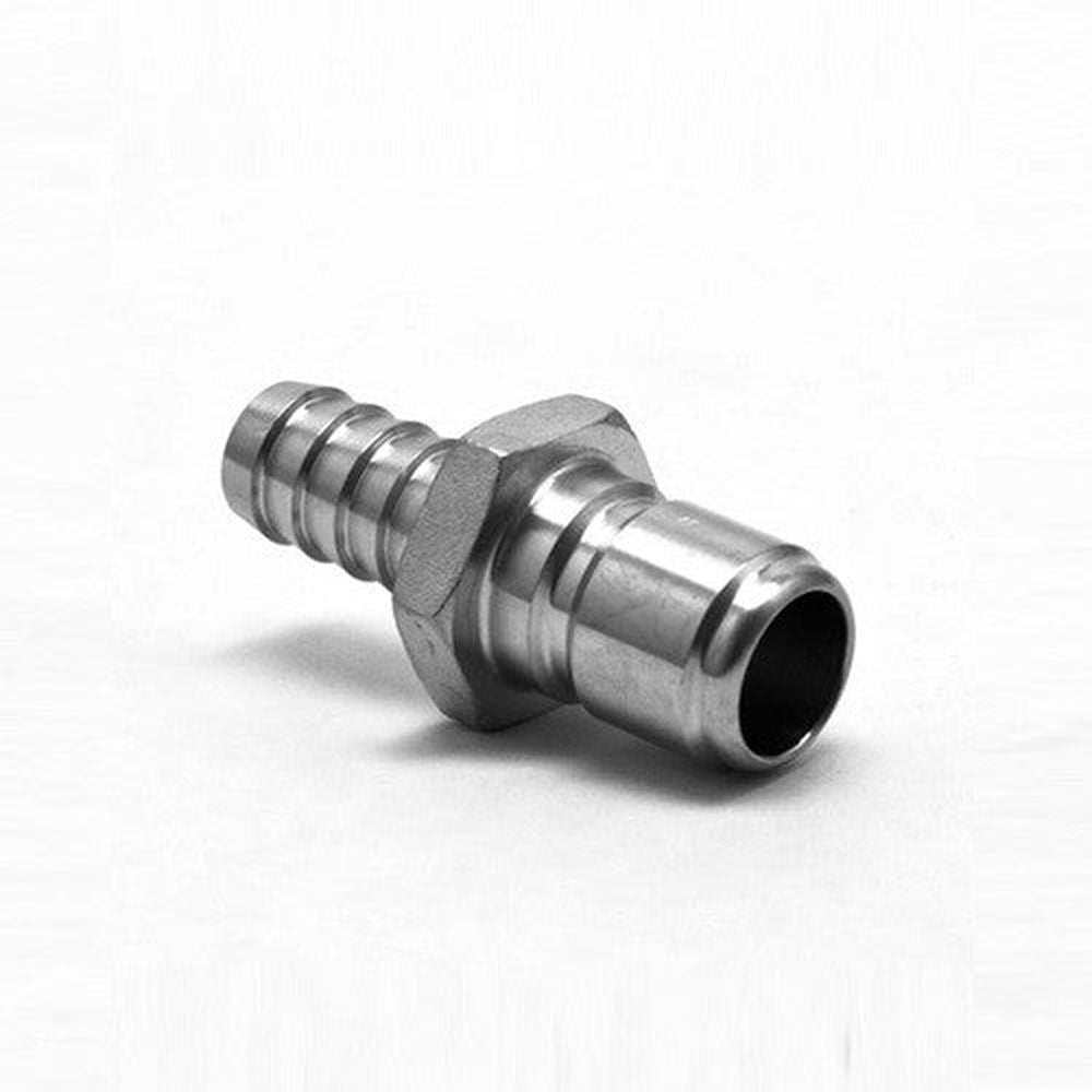Stainless Steel Quick Disconnect - Male to 13mm Barb - All Things Fermented | Home Brew Supplies Shop Wellington Kapiti NZ
