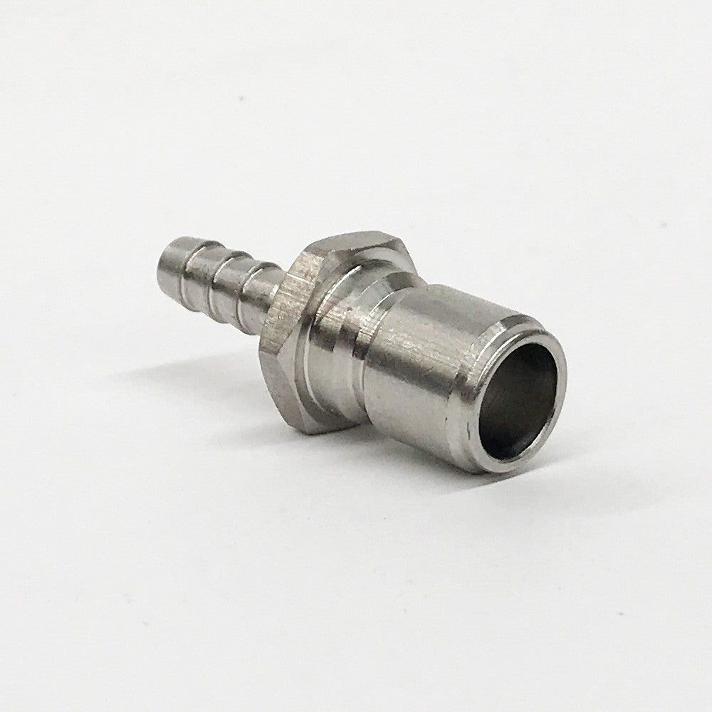 Stainless Steel Quick Disconnect - Male to 8mm Barb - All Things Fermented | Home Brew Supplies Shop Wellington Kapiti NZ