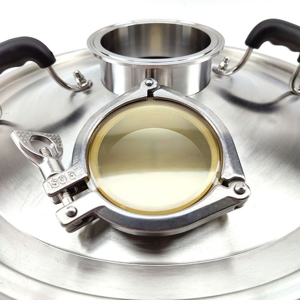 BrewZilla / DigiBoil Pro Sight Glass Distillation / Steam Condenser Lid - All Things Fermented | Home Brew Supplies Shop Wellington Kapiti NZ