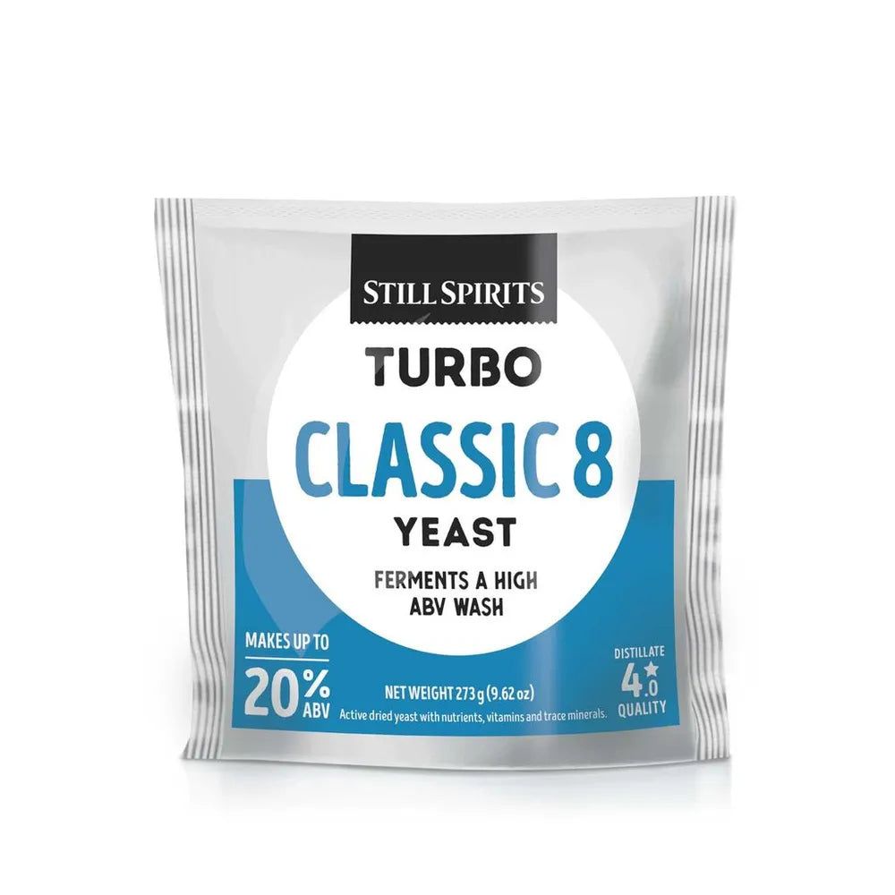 Still Spirits Classic 8 Turbo Yeast (240g) - All Things Fermented | Home Brew Supplies Shop Wellington Kapiti NZ