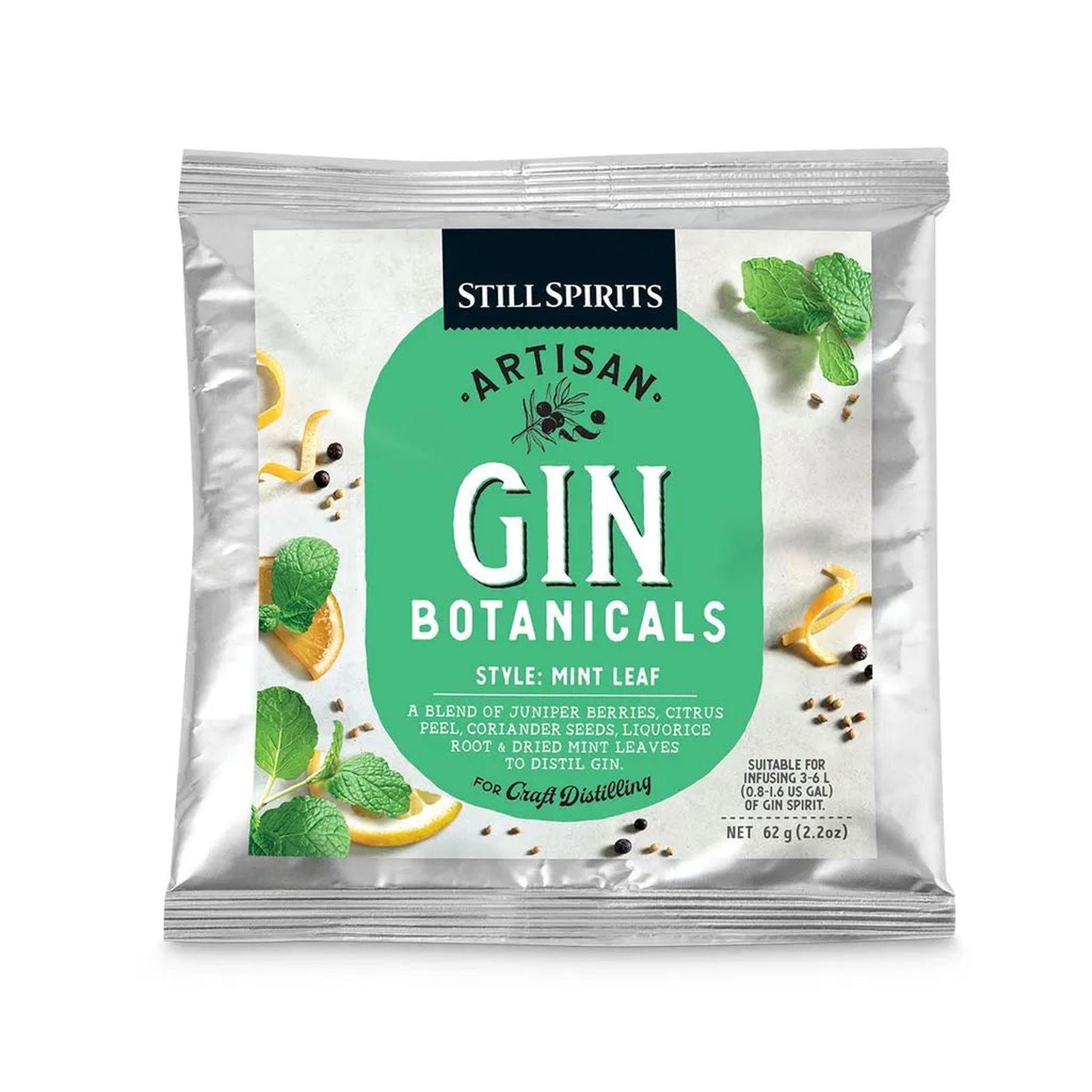 Still Spirits Gin Botanicals Mint Leaf Gin - All Things Fermented | Home Brew Supplies Shop Wellington Kapiti NZ