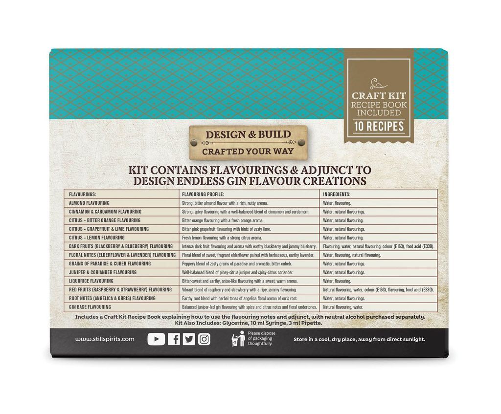 Still Spirits Gin Flavouring Craft Kit - All Things Fermented | Home Brew Supplies Shop Wellington Kapiti NZ