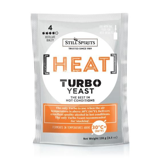 Still Spirits Heat Turbo Yeast (138g) - All Things Fermented | Home Brew Supplies Shop Wellington Kapiti NZ