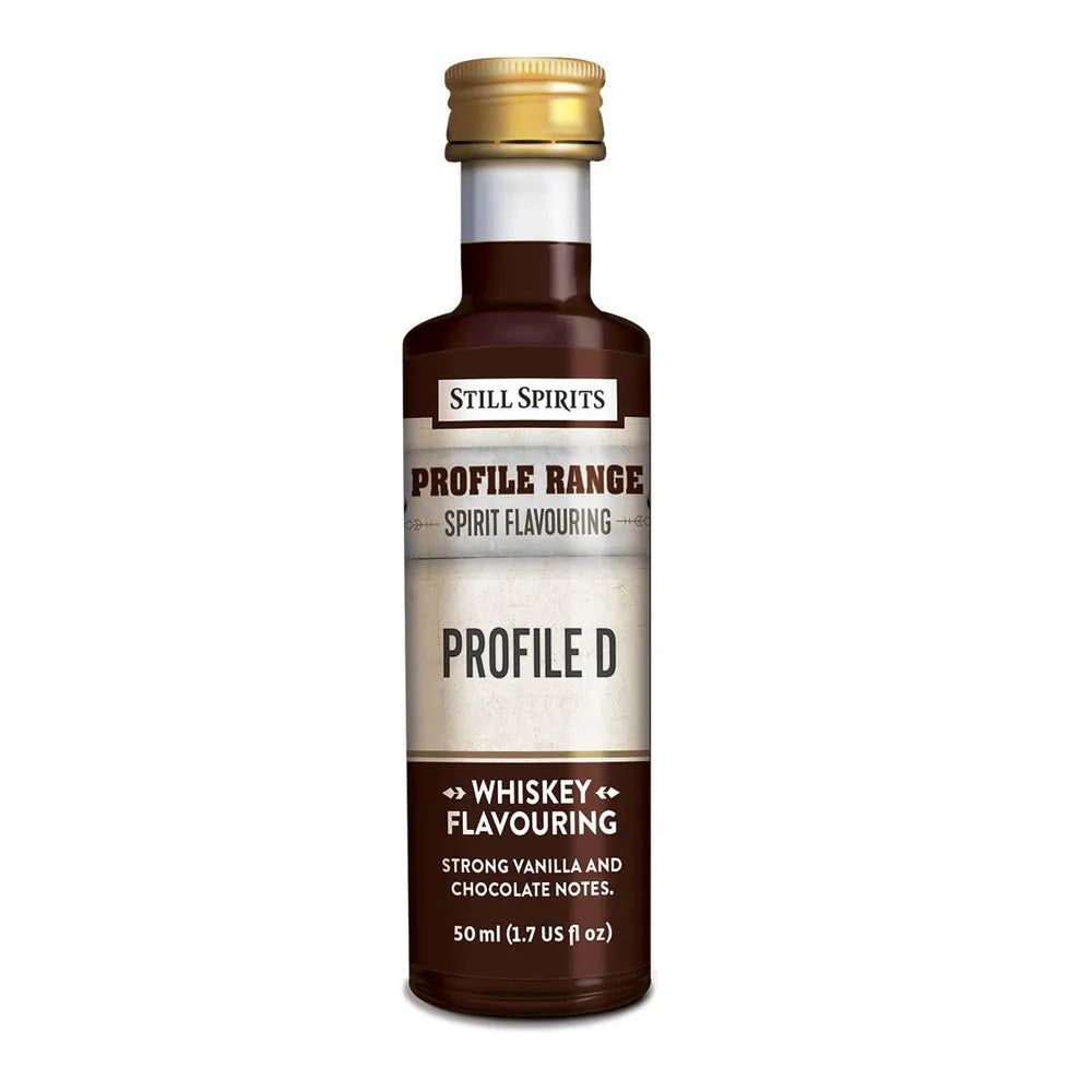 Still Spirits Profile Range Whiskey Flavouring Profile D - All Things Fermented | Home Brew Supplies Shop Wellington Kapiti NZ