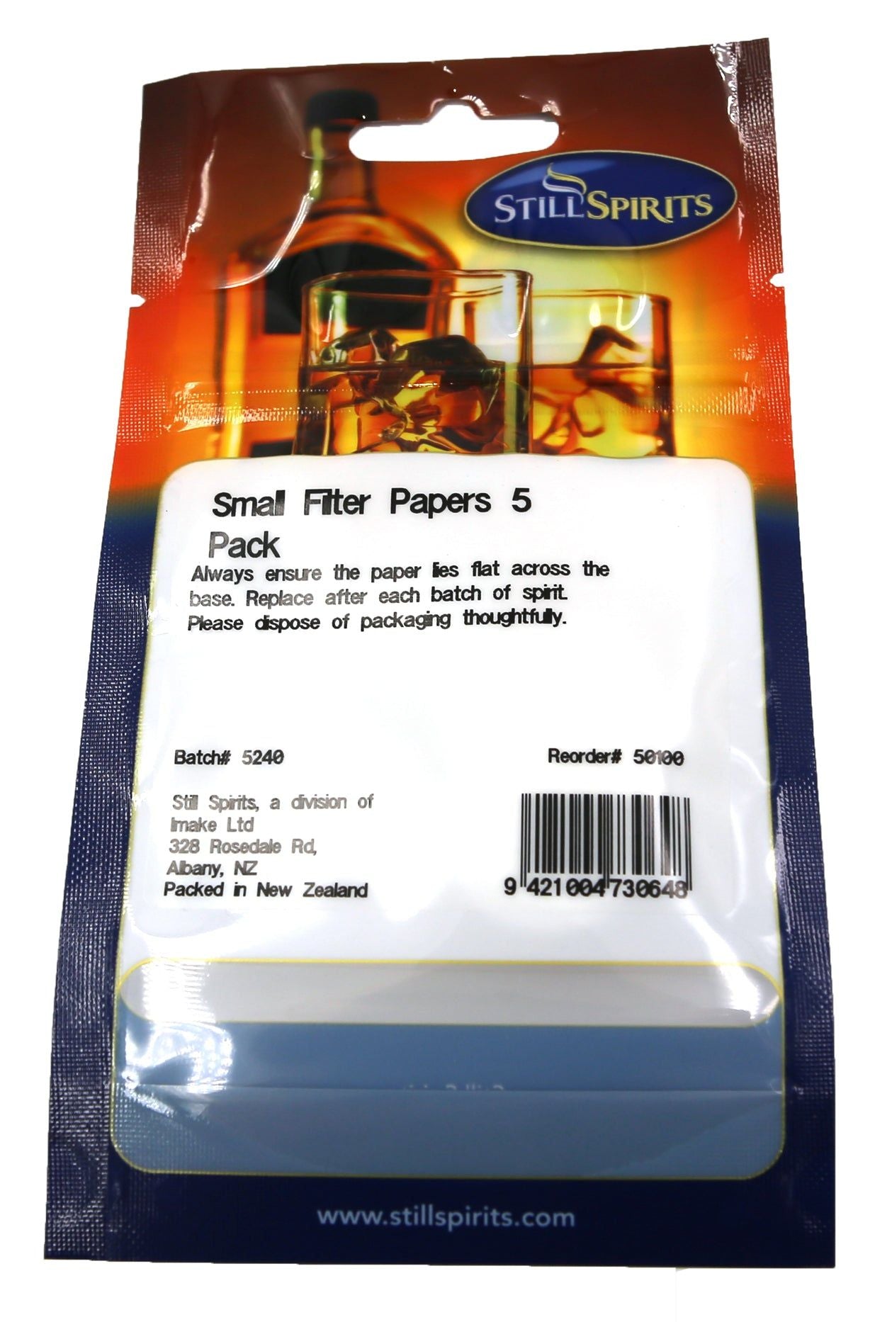 Still Spirits Small Filter Paper - 5 pack - All Things Fermented | Home Brew Supplies Shop Wellington Kapiti NZ