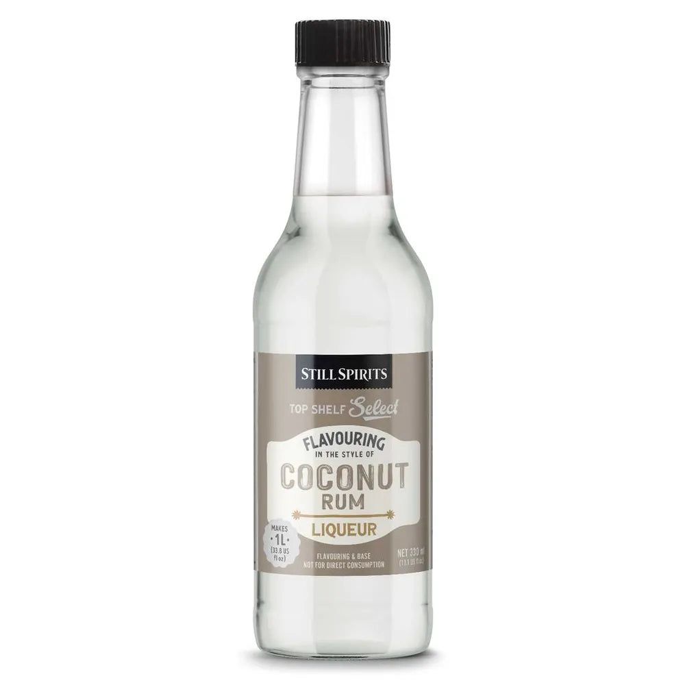 Still Spirits Top Shelf Select Coconut Rum Spirit Flavouring and Base - All Things Fermented | Home Brew Supplies Shop Wellington Kapiti NZ