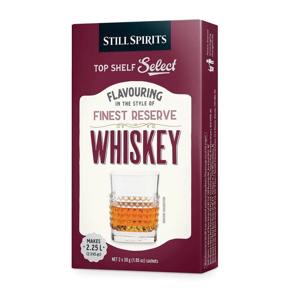 Still Spirits Top Shelf Select Finest Reserve Whiskey - All Things Fermented | Home Brew Supplies Shop Wellington Kapiti NZ