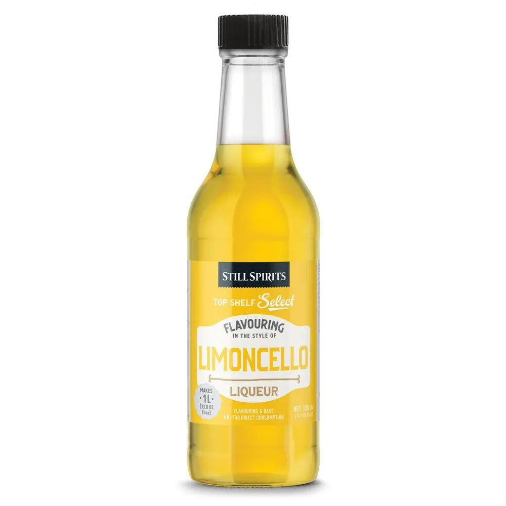Still Spirits Top Shelf Select Limoncello Spirit Flavouring and Base - All Things Fermented | Home Brew Supplies Shop Wellington Kapiti NZ