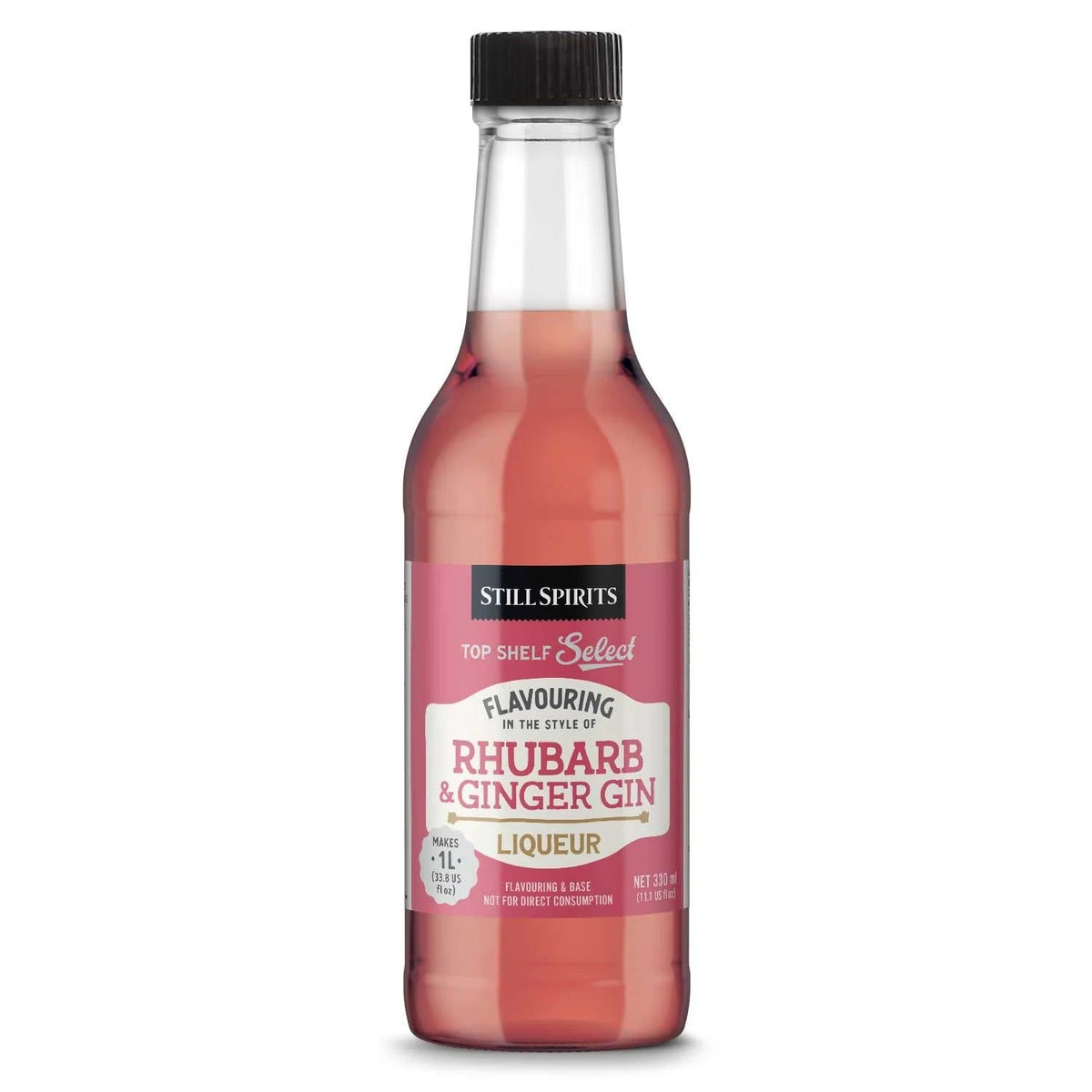 Still Spirits Top Shelf Select Rhubarb &amp; Ginger Gin Spirit Flavouring and Base - All Things Fermented | Home Brew Supplies Shop Wellington Kapiti NZ