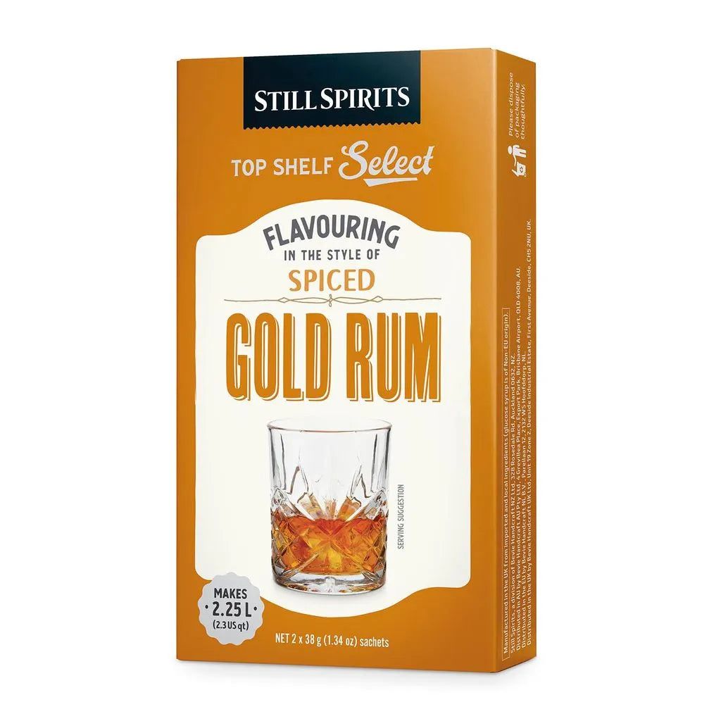Still Spirits Top Shelf Select Spiced Gold Rum - All Things Fermented | Home Brew Supplies Shop Wellington Kapiti NZ