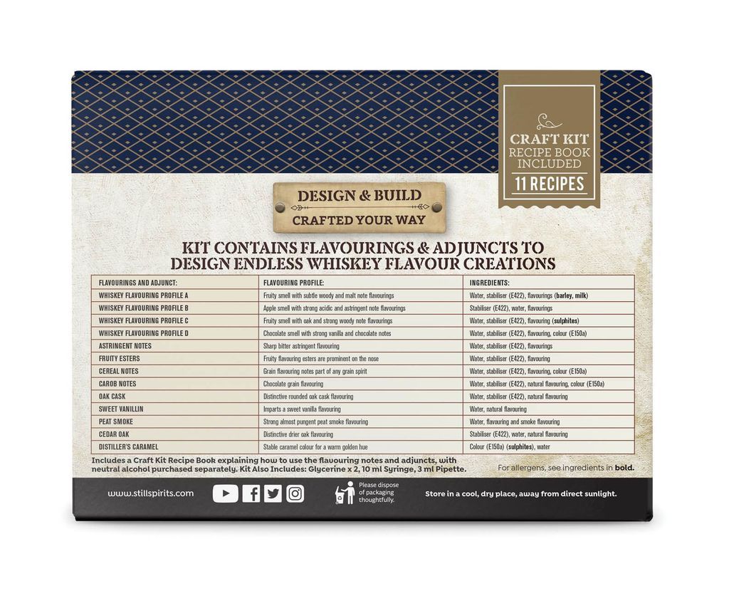 Still Spirits Whiskey Flavouring Profile Kit - All Things Fermented | Home Brew Supplies Shop Wellington Kapiti NZ