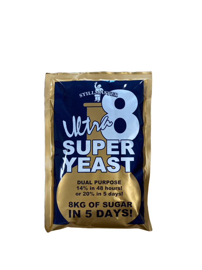 Stillmaster Ultra 8 Super Turbo Yeast 243g - All Things Fermented | Home Brew Supplies Shop Wellington Kapiti NZ