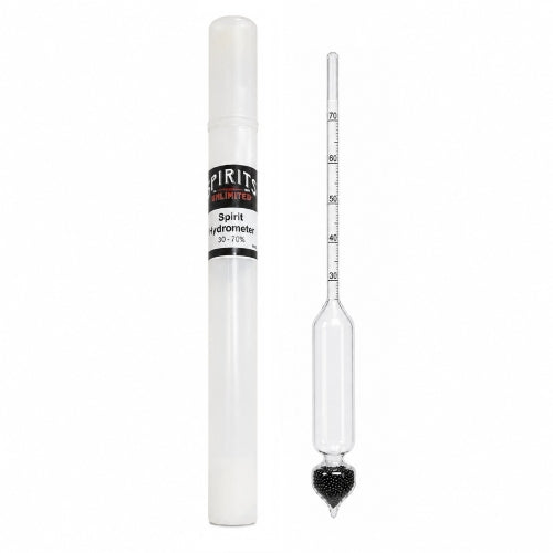 Alcometer (Spirit Hydrometer) 30-70% ABV - Spirits Unlimited