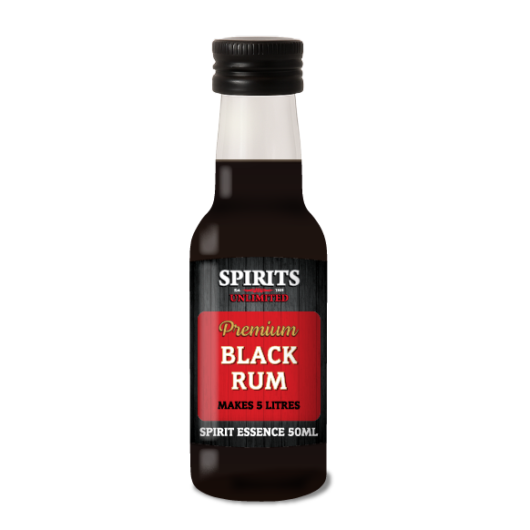 Spirits Unlimited Premium Black Rum - 50ml