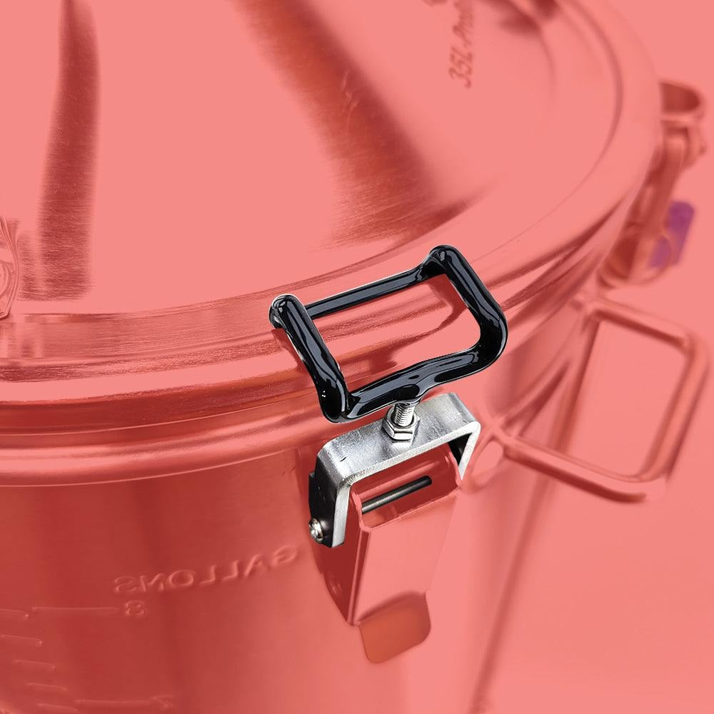 BrewZilla + DigiBoil S.S Adjustable Lid Clamps - Short