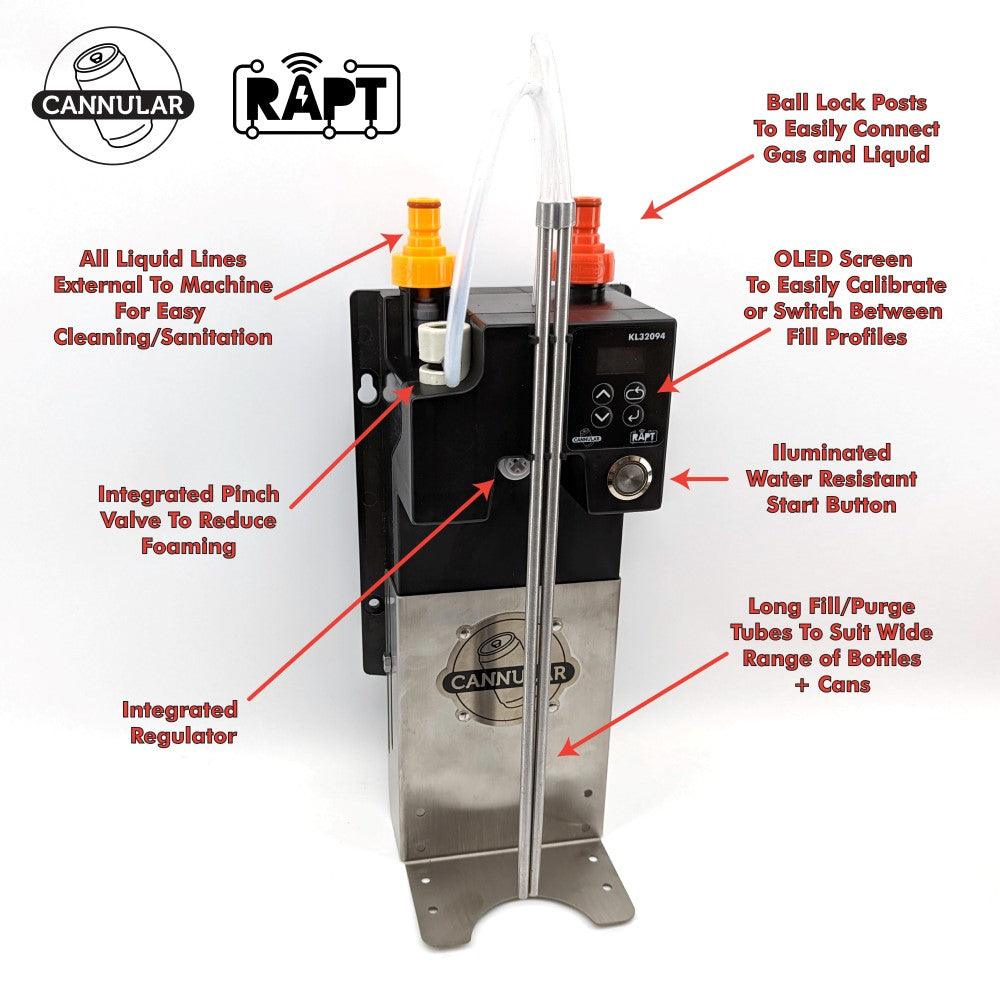 Cannular Can and Bottle Filler + 24V DC Power Supply