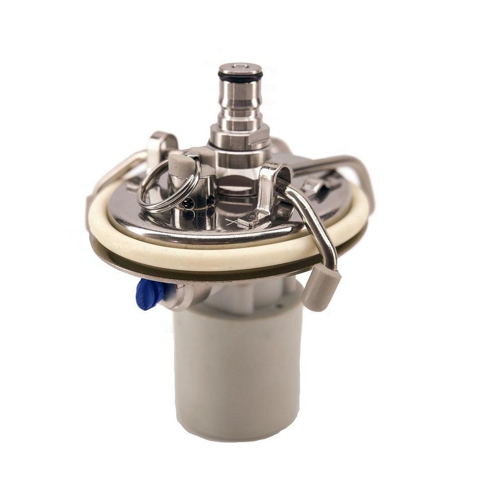 Keg Lid Carbonator Reactor - Carbonation Lid for Continuous Soda Water