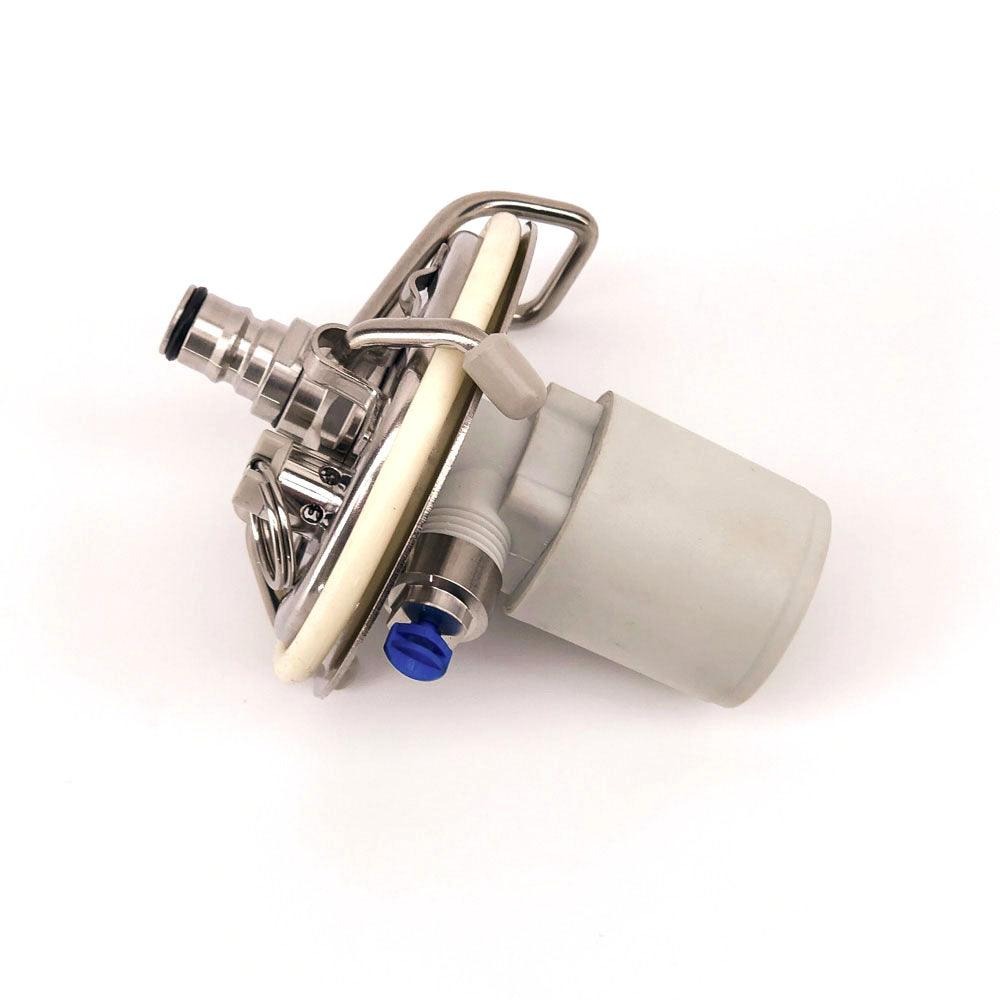Keg Lid Carbonator Reactor - Carbonation Lid for Continuous Soda Water