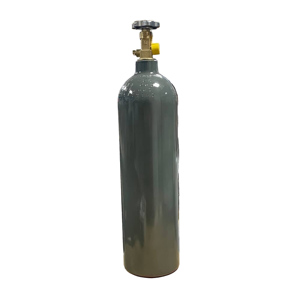 Gray gas cylinder cylinder