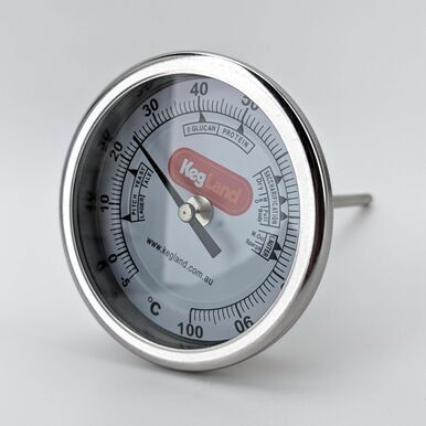 Thermometer - Weldless with 13cm Probe