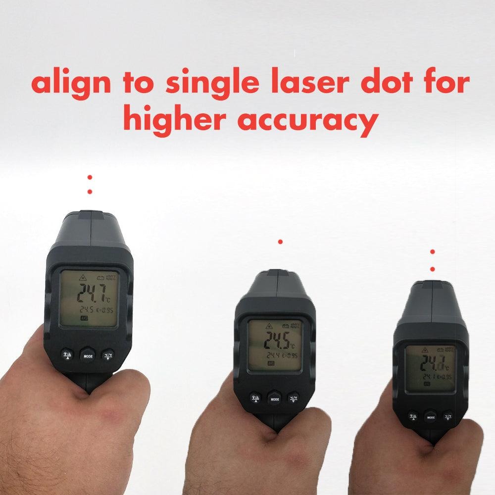 Infrared Thermometer Gun -50C to +580C