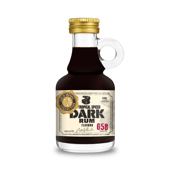 Spirits Unlimited Gold Medal Collection Tropical Spiced Dark Rum Flavour - 40ml