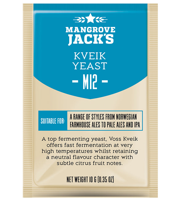 Mangrove Jack&#39;s CS Yeast  M12 Kveik Yeast (10g) - All Things Fermented | Home Brew Shop NZ | Supplies | Equipment