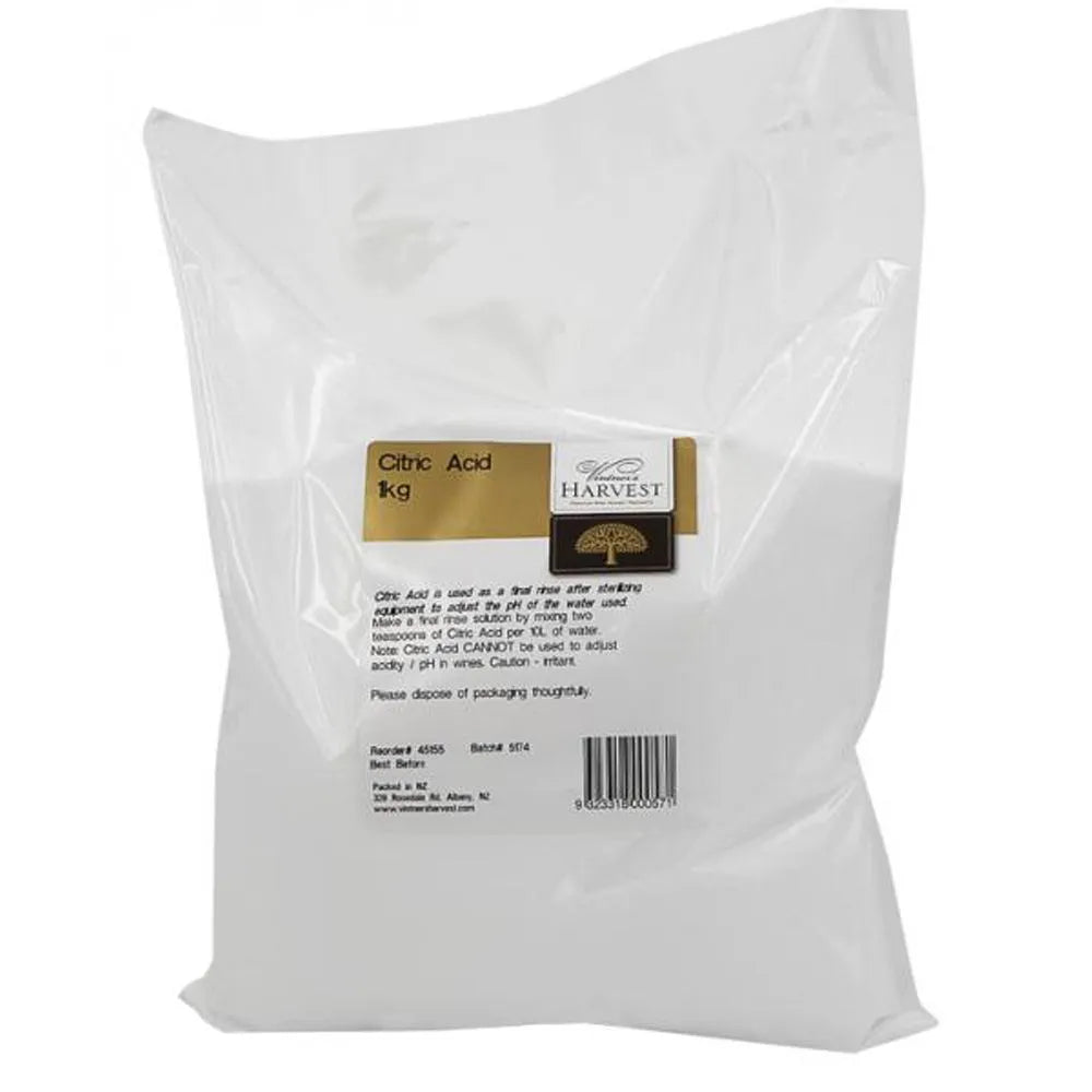 Vintner's Harvest Citric Acid 1kg - All Things Fermented | Home Brew Shop NZ | Supplies | Equipment