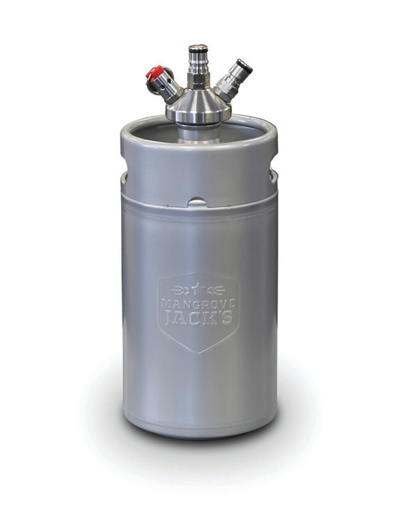 Mangrove Jacks Mini Keg with Ball Lock Cap 3L - All Things Fermented | Home Brew Shop NZ | Supplies | Equipment