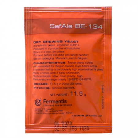 SafAle BE-134 (11.5g) - All Things Fermented | Home Brew Shop NZ | Supplies | Equipment