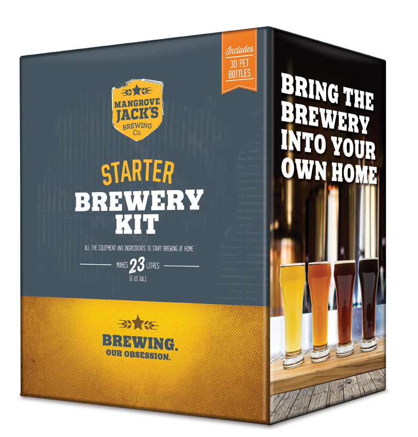 Mangrove Jack&#39;s Starter Brewery Kit with Bottles - All Things Fermented | Home Brew Shop NZ | Supplies | Equipment