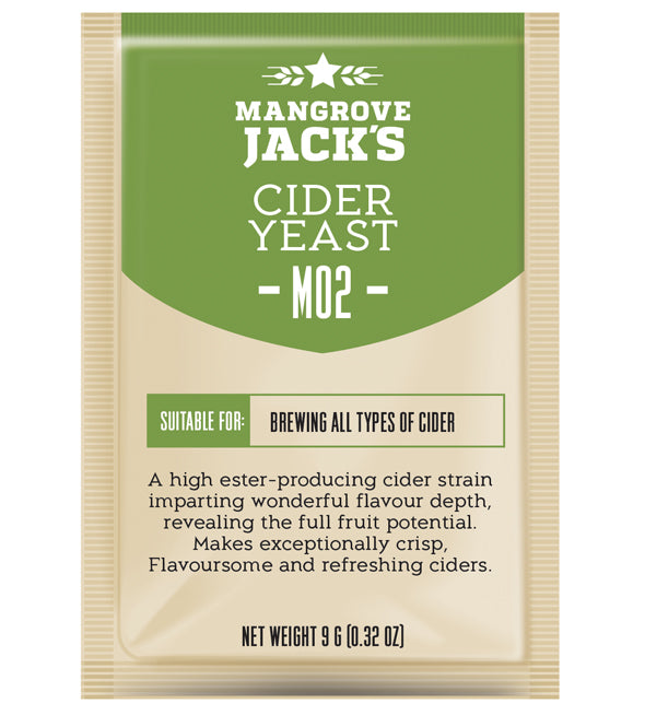 Mangrove Jack's Craft Series Yeast M02 Cider - All Things Fermented | Home Brew Shop NZ | Supplies | Equipment