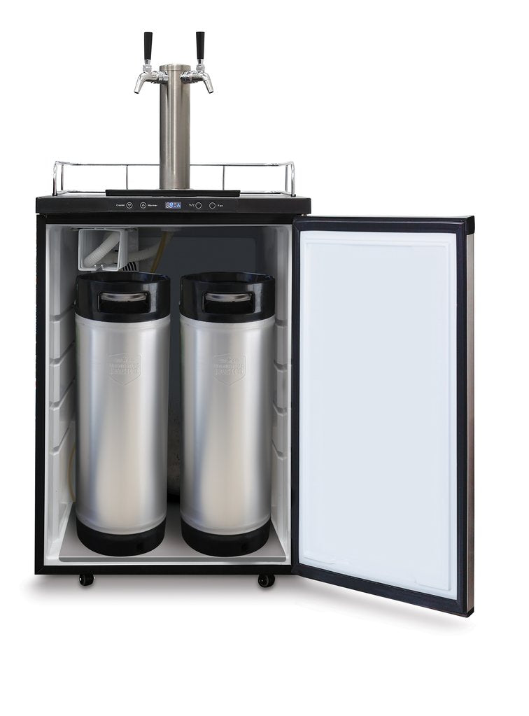 Mangrove Jack&#39;s 2 Tap (forward sealing) Kegerator with kegs - All Things Fermented | Home Brew Shop NZ | Supplies | Equipment