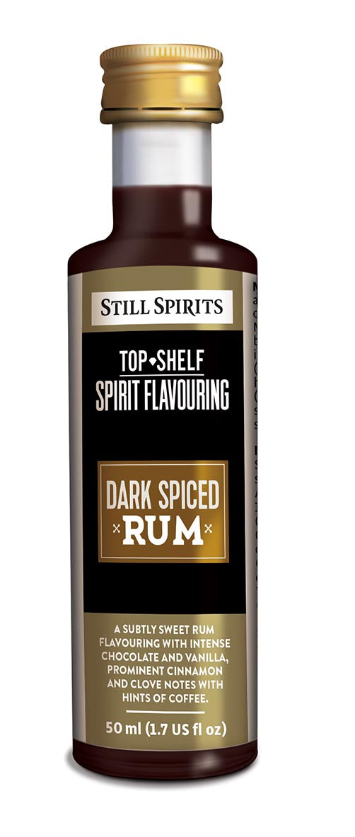 Still Spirits Top Shelf Dark Spiced Rum Flavouring - All Things Fermented | Home Brew Shop NZ | Supplies | Equipment
