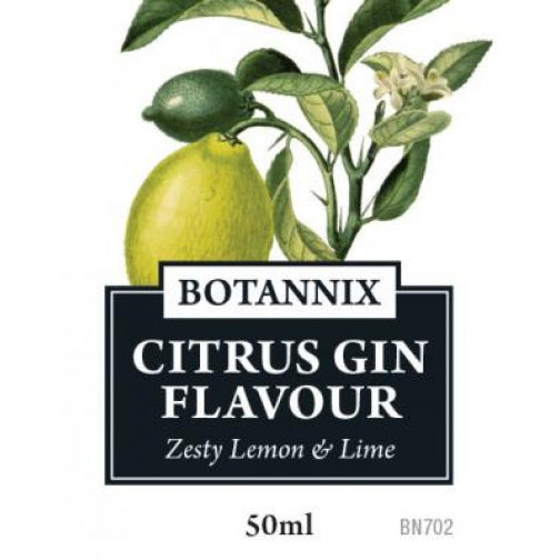 Spirits Unlimited Botannix Citrus Gin Flavour - 50ml - All Things Fermented | Home Brew Shop NZ | Supplies | Equipment