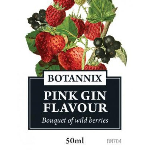 Spirits Unlimited Botannix Pink Gin Flavour - 50ml - All Things Fermented | Home Brew Shop NZ | Supplies | Equipment